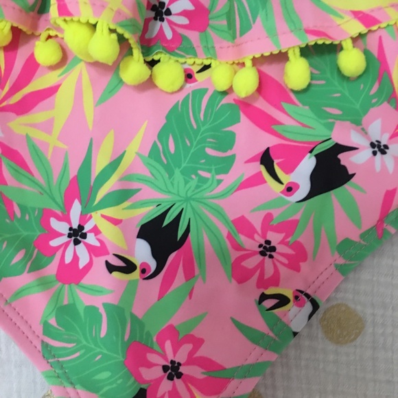 NWOT {Nicole Miller} Swimsuit 🌺 Toddler LAST ONE - Picture 2 of 7